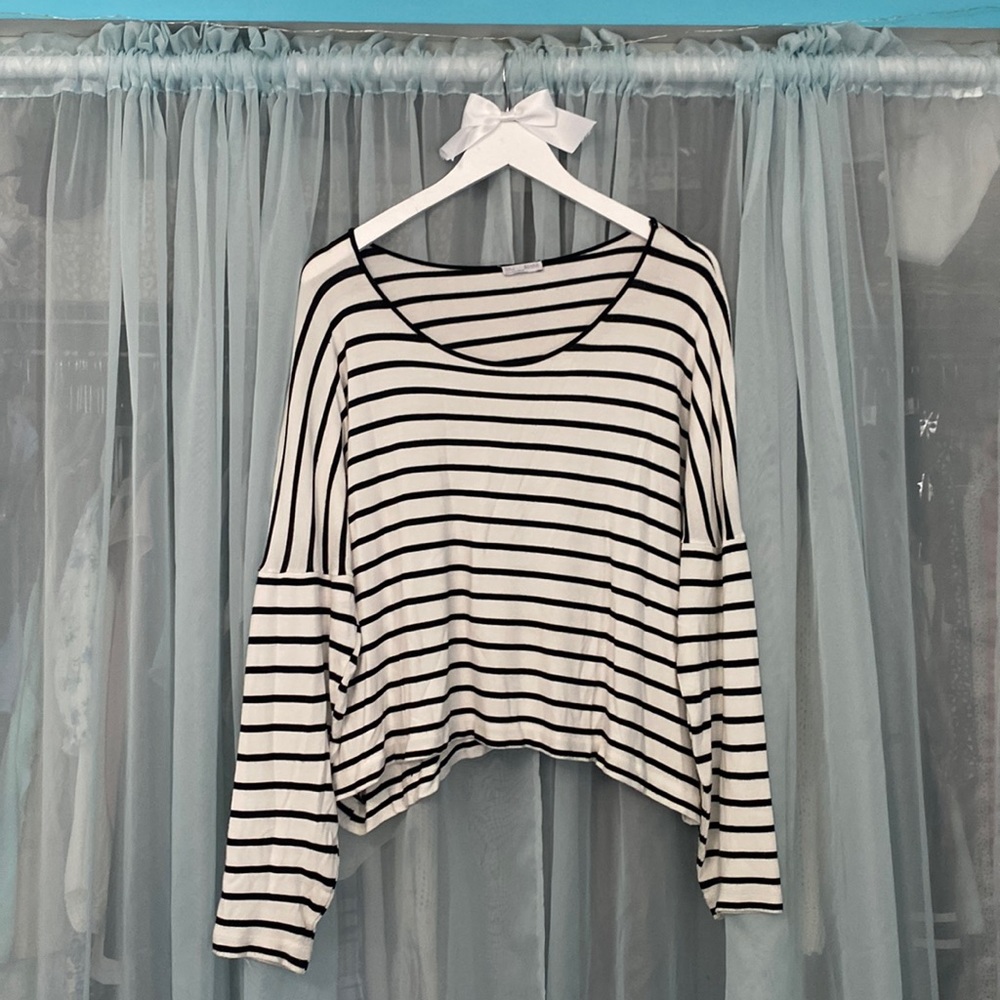Striped long sleeve shirt